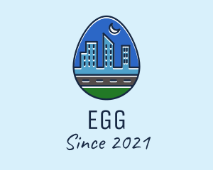 City Road Egg logo design