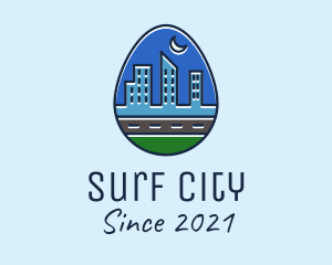 City Road Egg logo design