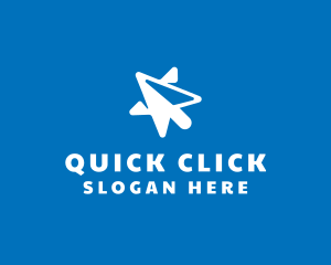 Click - Star Mouse Pointer logo design