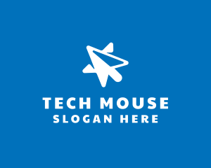 Star Mouse Pointer logo design