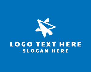 Online - Star Mouse Pointer logo design