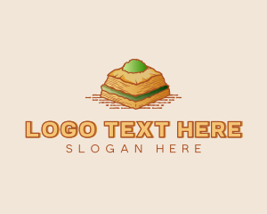 Baklava Pastry Dessert Logo