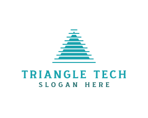 Triangle - Geometric Pyramid Triangle logo design