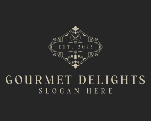 Fine Dining Gourmet Restaurant logo design