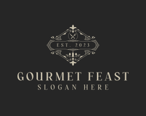 Fine Dining Gourmet Restaurant logo design