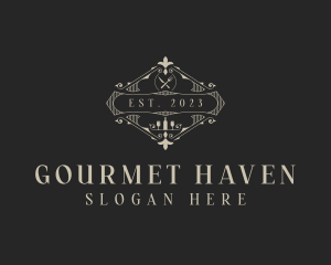 Fine Dining - Fine Dining Gourmet Restaurant logo design