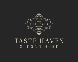 Fine Dining Gourmet Restaurant logo design