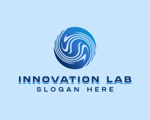 Laboratory - Globe Waves Laboratory logo design