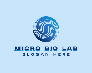 Globe Waves Laboratory logo design