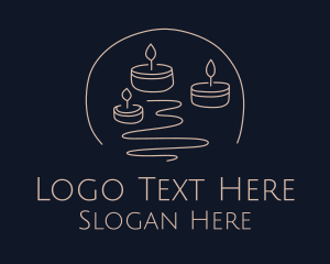 Tealight Candle Spa  Logo