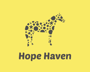 Glow - Yellow Star Horse logo design