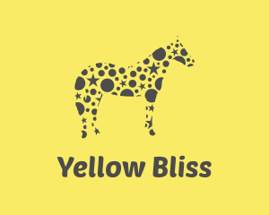 Yellow Star Horse logo design