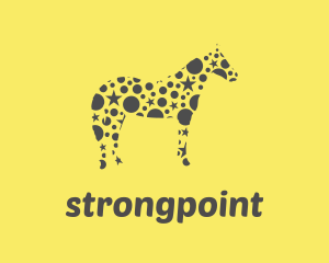 Horse - Yellow Star Horse logo design