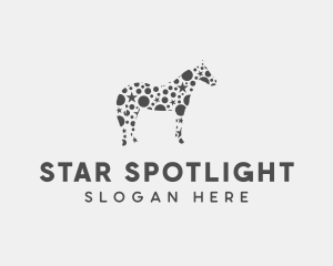 Yellow Star Horse logo design