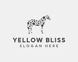 Yellow Star Horse logo design