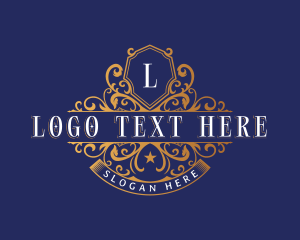 Ornaments - Elegant Crest Shield logo design