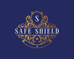 Elegant Crest Shield logo design