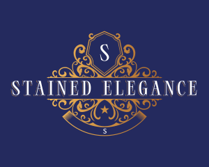 Elegant Crest Shield logo design