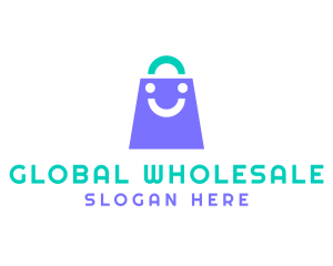 Wholesale - Online Shopping Bag logo design