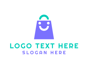 B2b - Online Shopping Bag logo design