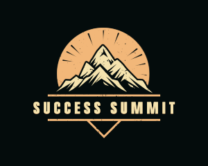 Mountain Summit Adventure logo design