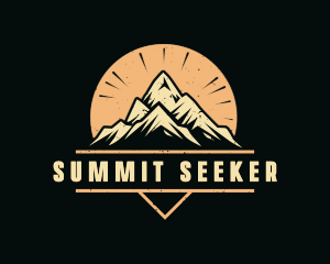 Mountain Summit Adventure logo design