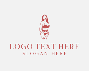 Plastic Surgery - Woman Fashion Bikini logo design