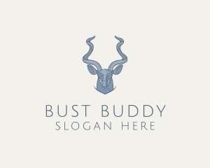 Bust - Wild Antelope Zoo logo design