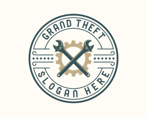 Garage - Mechanical Utility Wrench logo design