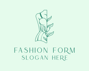 Natural Feminine Dress logo design