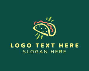 Taco Shop - Taco Food Restaurant logo design
