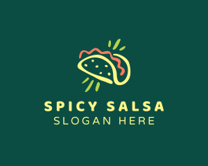 Salsa - Taco Food Restaurant logo design