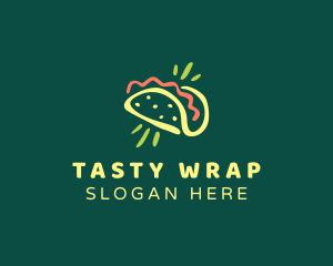Burrito - Taco Food Restaurant logo design