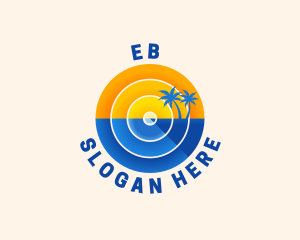 Beach Island Resort logo design