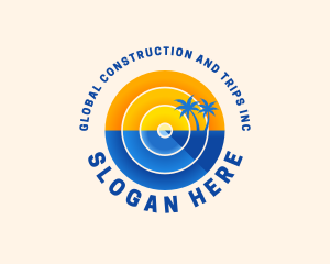 Bay - Beach Island Resort logo design