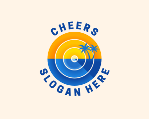 Hotel - Beach Island Resort logo design