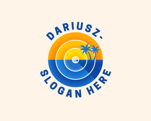Tour - Beach Island Resort logo design
