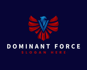 Eagle Security Shield logo design