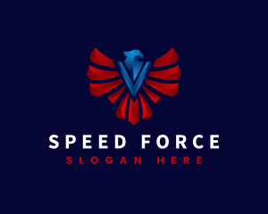 Eagle Security Shield logo design