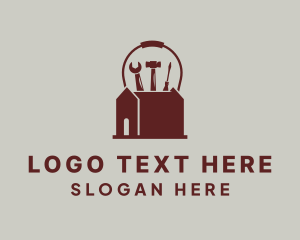 Toolbox - Carpentry Handyman Toolbox logo design