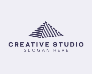 Tech Studio Pyramid logo design