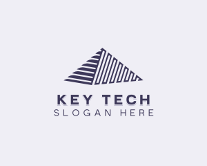 Tech Studio Pyramid logo design