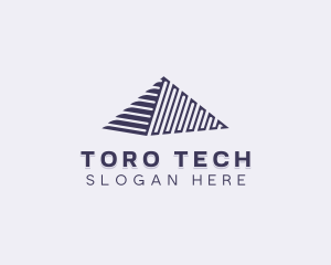 Tech Studio Pyramid logo design