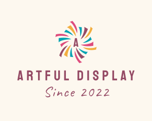 Festive Firework Display logo design