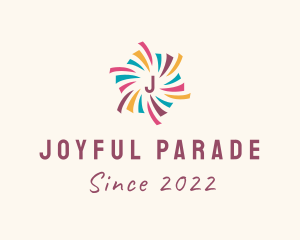 Parade - Festive Firework Display logo design