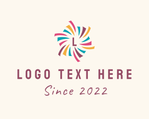 Color - Festive Firework Display logo design