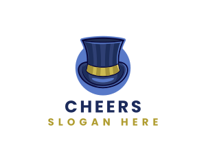 Abraham Lincoln - Magician Top Hat logo design