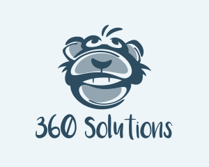 Monkey Chimp Face  logo design