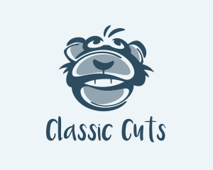 Monkey Chimp Face  logo design