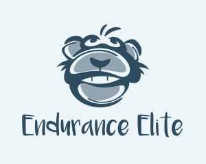 Monkey Chimp Face  logo design